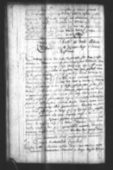 List Augusta II króla Polski do Paleja płk. wojska zaporoskiego Toruń 12.01.1703