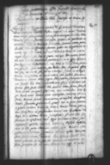 List generała Gustawa Otto Szteinboka szwedzkiego do ordynata miasta Zamościa 21.02.1703