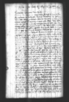 List Augusta II kr&oacute;la Polski do senator&oacute;w polskich i litewskich 25.02.1703