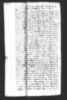 Copia literarum a palatinatu Sandomiriense ad Summum Pontificem Clementem XI Varsauiae 8bris Anno 1705to