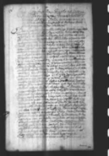 Copia Listu Rafała na Lesznie Podskarbiego W. Koronnego do krola Augusta II pisanego wracaiąc się z obozu województw wielkopolskich ob Rationes ktore z następuiących Listów patebunt