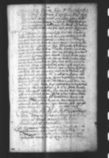 Copia Listu JKMci Augusta II do Rafała Leszczyńskiego Podskarbiego W. K. ktory ze z Francuskiego przetłumaczony od roznych, nie wszystkie Copie Concordant, ale in essentialibus Conveniunt 6.09.1702
