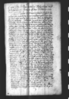 Kopia listu pisanego do woiewództw wielkopolskich do Obozu pod Opatów JP Rafała Leszczyńskiego Podskarbiego koronnego