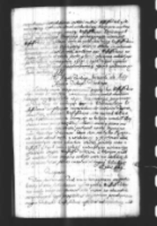 List [Andrzeja Chryzostoma Załuskiego bpa kijowskiego do Stanisława Dąmbskiego bpa płockiego