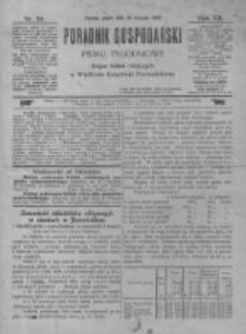 Poradnik Gospodarski. Pismo Tygodniowe. 1909.08.20 R.20 nr34