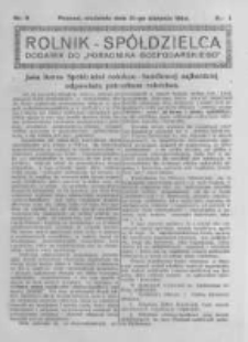 Rolnik Spółdzielca. 1924.08.31 R.1 nr11