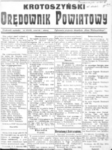 Krotoszyński Orędownik Powiatowy 1920.01.10 R.72 Nr2