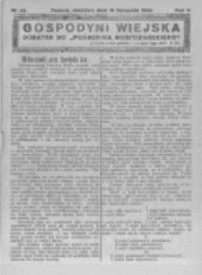 Gospodyni Wiejska. 1922.11.12 R.7 nr46