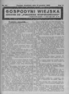 Gospodyni Wiejska. 1922.12.10 R.7 nr50