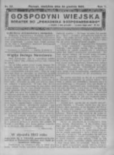 Gospodyni Wiejska. 1922.12.24 R.7 nr52