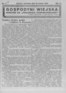 Gospodyni Wiejska. 1923.02.25 R.8 nr8