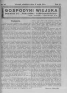 Gospodyni Wiejska. 1923.05.13 R.8 nr19
