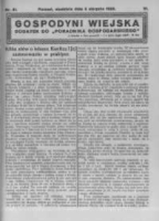Gospodyni Wiejska. 1923.08.05 R.8 nr31