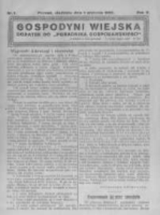Gospodyni Wiejska. 1922.01.01 R.7 nr1