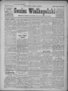 Goniec Wielkopolski: najtańsze pismo codzienne dla wszystkich stanów 1922.12.02 R.45 Nr277