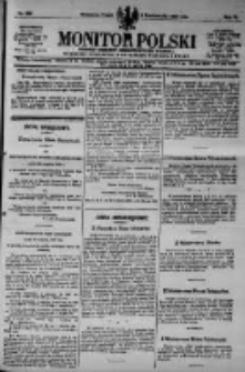 Monitor Polski. Dziennik Urzędowy Rzeczypospolitej Polskiej. 1923.10.05 R.6 nr226