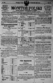 Monitor Polski. Dziennik Urzędowy Rzeczypospolitej Polskiej. 1923.10.09 R.6 nr229