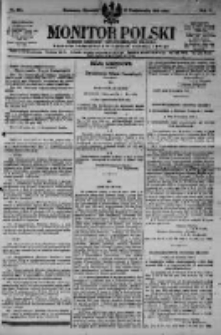 Monitor Polski. Dziennik Urzędowy Rzeczypospolitej Polskiej. 1923.10.11 R.6 nr231