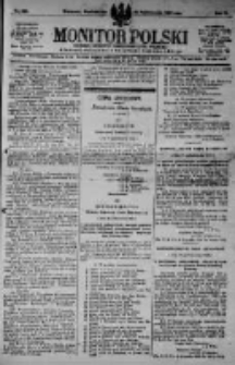 Monitor Polski. Dziennik Urzędowy Rzeczypospolitej Polskiej. 1923.10.22 R.6 nr240