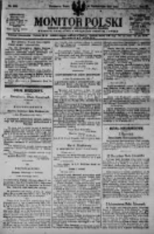 Monitor Polski. Dziennik Urzędowy Rzeczypospolitej Polskiej. 1923.10.24 R.6 nr242