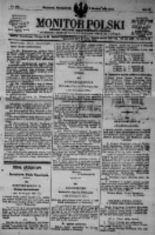 Monitor Polski. Dziennik Urzędowy Rzeczypospolitej Polskiej. 1923.12.03 R.6 nr275