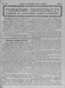 Poradnik Ogrodniczy. 1921.03.06 R.2 nr10