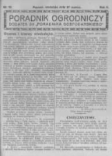 Poradnik Ogrodniczy. 1921.03.27 R.2 nr13