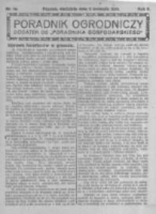 Poradnik Ogrodniczy. 1921.04.03 R.2 nr14