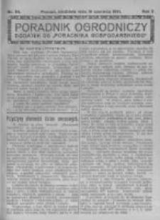 Poradnik Ogrodniczy. 1921.06.19 R.2 nr25