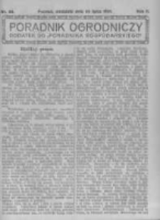Poradnik Ogrodniczy. 1921.07.24 R.2 nr30