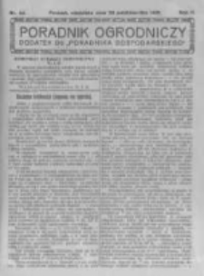Poradnik Ogrodniczy. 1921.10.30 R.2 nr44