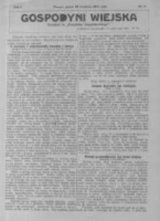 Gospodyni Wiejska. 1916.04.28 R.1 nr5