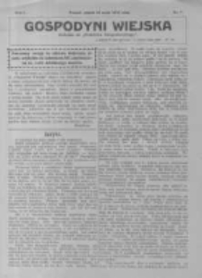 Gospodyni Wiejska. 1916.05.12 R.1 nr7