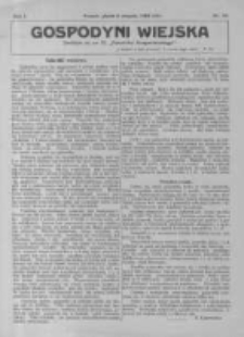 Gospodyni Wiejska. 1916.08.04 R.1 nr19