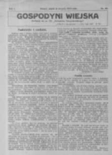 Gospodyni Wiejska. 1916.08.11 R.1 nr20