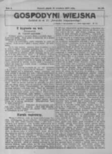 Gospodyni Wiejska. 1916.09.15 R.1 nr25