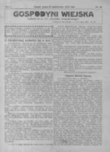 Gospodyni Wiejska. 1916.10.27 R.1 nr31