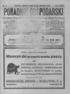 Poradnik Gospodarski. Pismo Tygodniowe. 1925.01.18 R.36 nr3