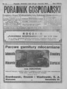 Poradnik Gospodarski. Pismo Tygodniowe. 1925.01.25 R.36 nr4