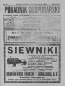 Poradnik Gospodarski. Pismo Tygodniowe. 1925.03.01 R.36 nr9