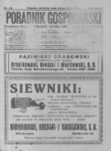 Poradnik Gospodarski. Pismo Tygodniowe. 1925.07.26 R.36 nr30
