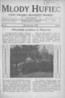 Młody Hufiec: pismo Związku Młodzieży Polskiej 1927 luty R.1 Nr2