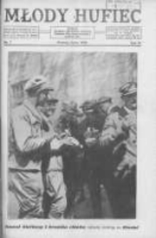 Młody Hufiec: okólnik Związku Młodzieży Polskiej 1930 lipiec R.4 Nr7