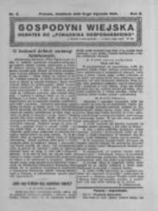 Gospodyni Wiejska. 1925.01.11 R.10 nr2