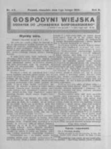 Gospodyni Wiejska. 1925.02.01 R.10 nr4-5