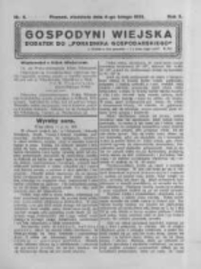 Gospodyni Wiejska. 1925.02.08 R.10 nr6