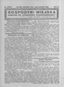Gospodyni Wiejska. 1925.06.07 R.10 nr22-23