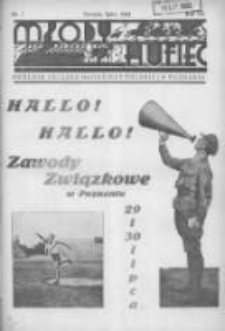 Młody Hufiec: okólnik Związku Młodzieży Polskiej w Poznaniu 1933 lipiec R.7 Nr7