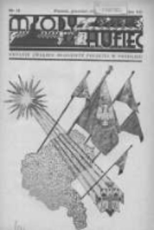 Młody Hufiec: okólnik Związku Młodzieży Polskiej w Poznaniu 1933 grudzień R.7 Nr12