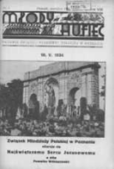 Młody Hufiec: okólnik Związku Młodzieży Polskiej w Poznaniu 1934 czerwiec R.8 Nr6